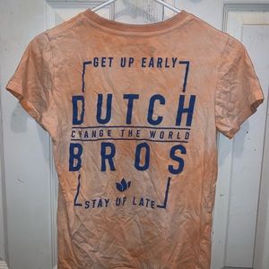Dutch bros Pink 100% Cotton Short Sleeve T-Shirt